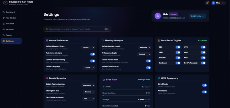 Founder War Room – screenshot 6