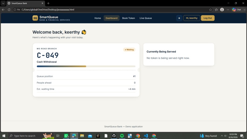 smart queue bank management system – screenshot 7