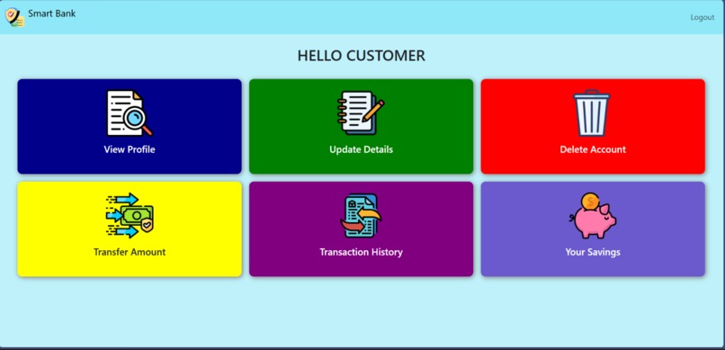 SmartBank---Bank-Management-System – screenshot 2