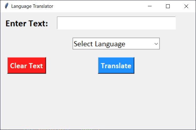 Language-Translator – screenshot 1