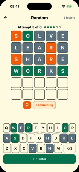 Ordsnok: Daily Word Puzzle – screenshot 2