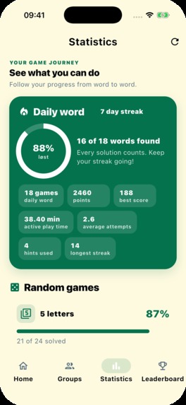 Ordsnok: Daily Word Puzzle – screenshot 5
