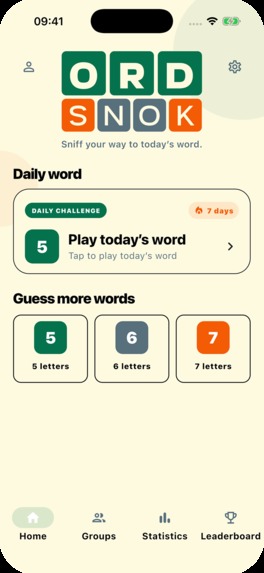 Ordsnok: Daily Word Puzzle – screenshot 1