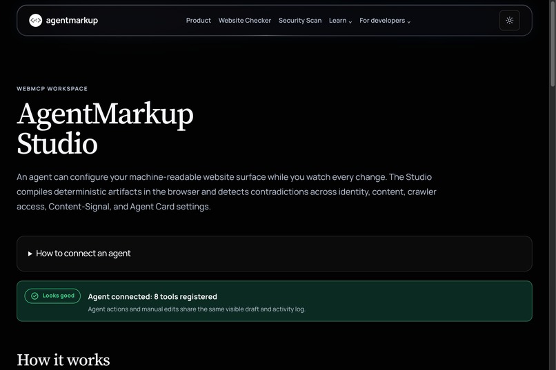 AgentMarkup Studio – screenshot 1