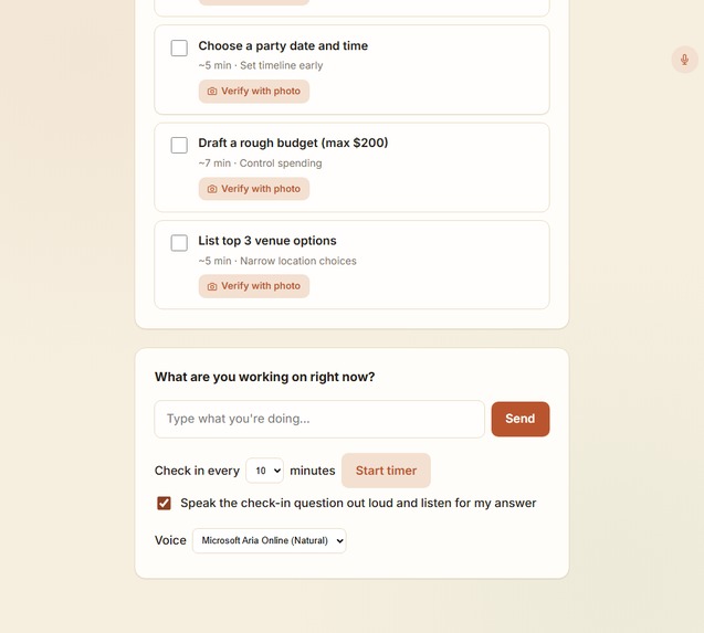TaskBreaker: Built for Different Brains – screenshot 4