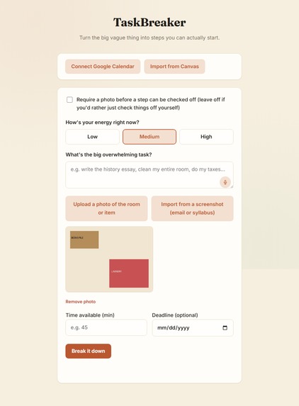 TaskBreaker: Built for Different Brains – screenshot 8
