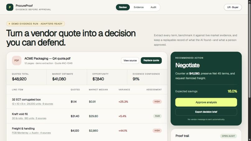 ProcureProof – screenshot 3