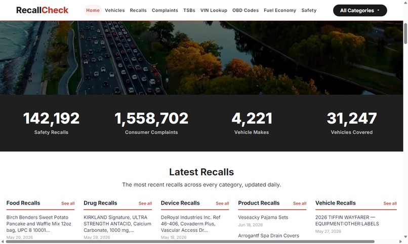RecallCheck – screenshot 1