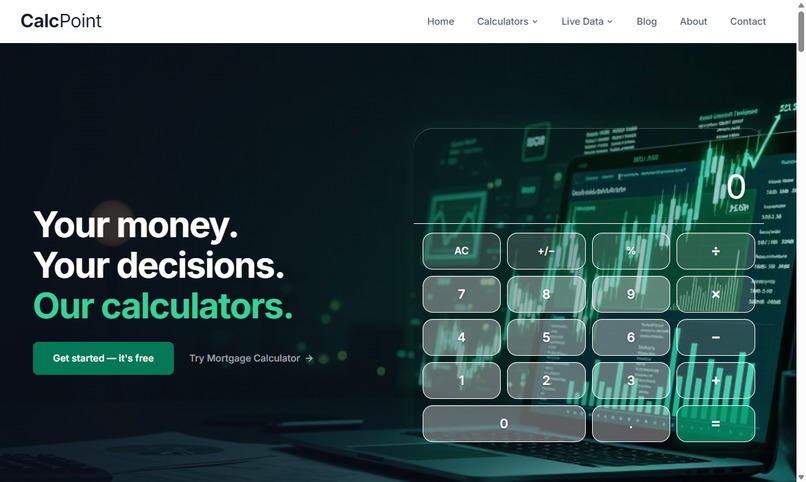 CalcPoint – screenshot 1