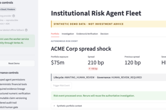 Institutional Risk Agent Fleet