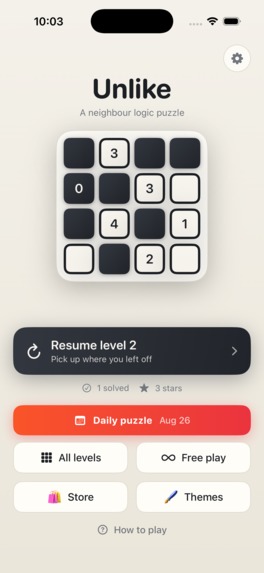 Unlike – screenshot 1
