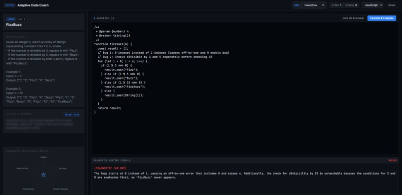 Adaptive Code Coach – screenshot 2