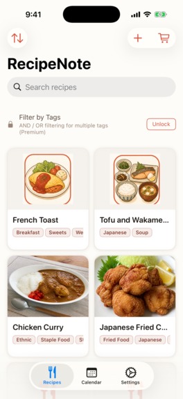 RecipeNote – screenshot 1