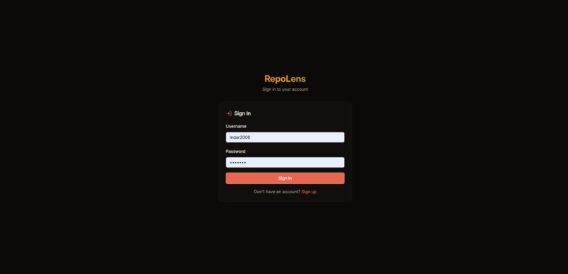 REPOLENS AI – screenshot 1