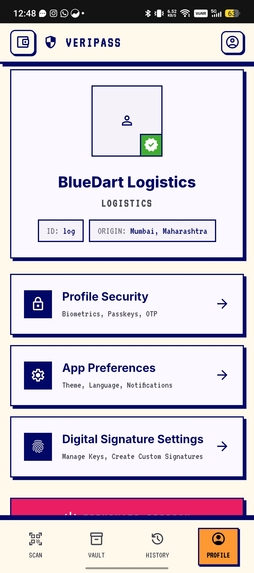 VeriPass – screenshot 3
