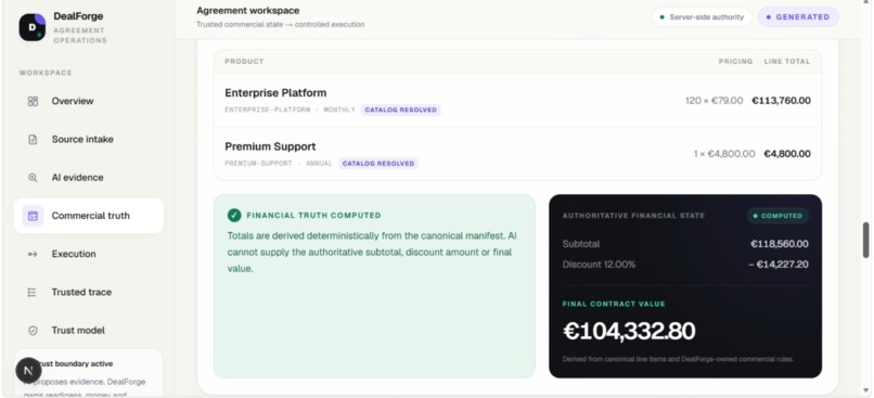 DealForge – screenshot 1
