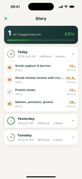ProScan: Daily Protein Scanner – screenshot 3