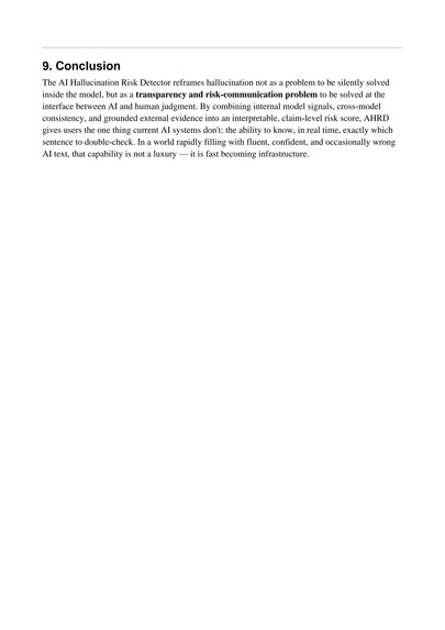 AI Hallucination Risk Detector – screenshot 1