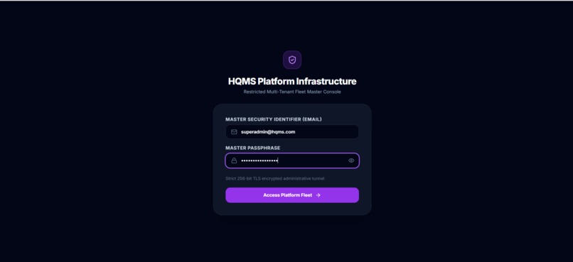 HQMS — Smart Virtual Queue for Hospitals – screenshot 1