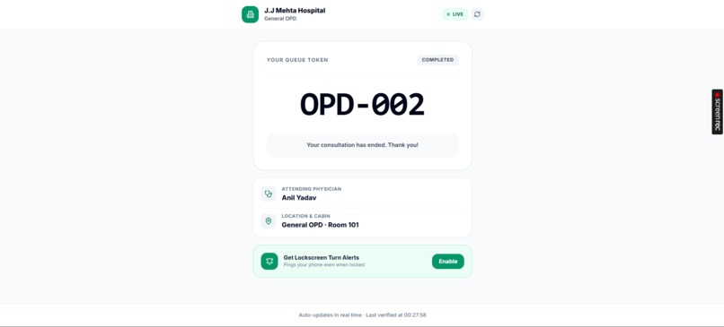 HQMS — Smart Virtual Queue for Hospitals – screenshot 6
