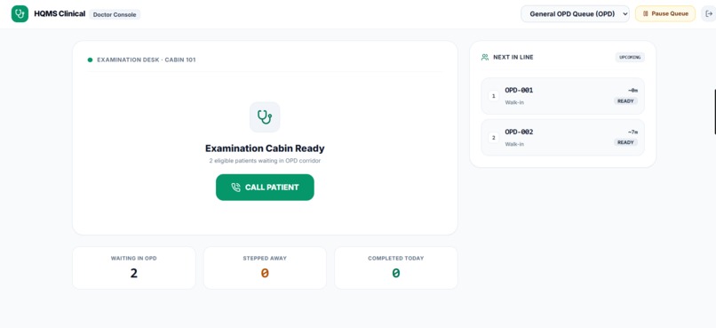 HQMS — Smart Virtual Queue for Hospitals – screenshot 9