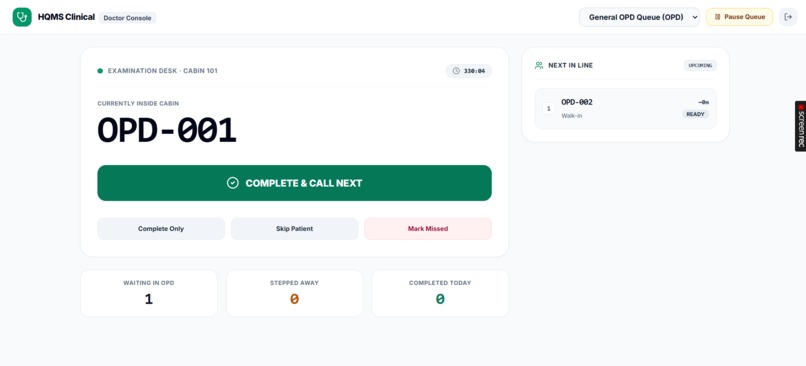 HQMS — Smart Virtual Queue for Hospitals – screenshot 10