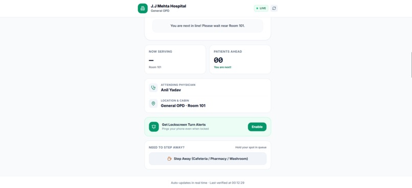 HQMS — Smart Virtual Queue for Hospitals – screenshot 12