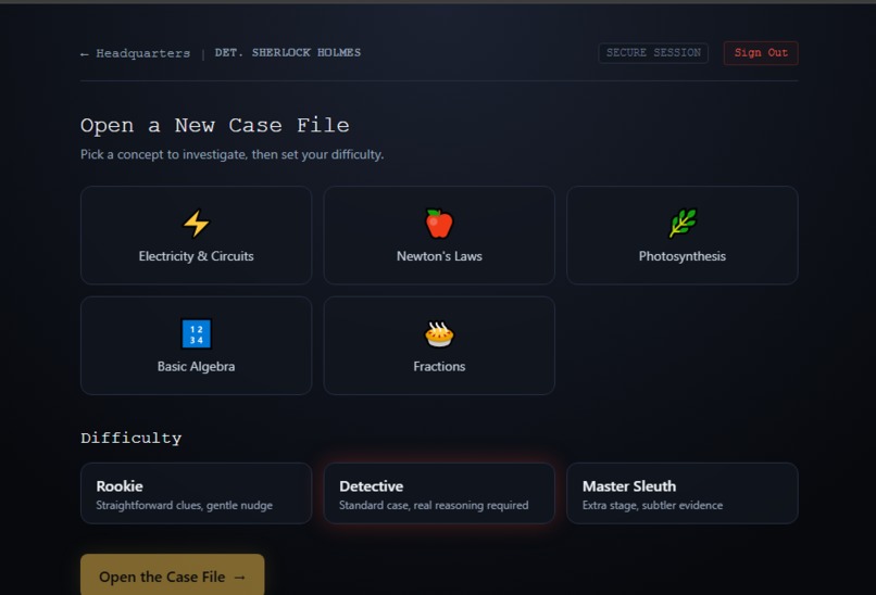 Concept Detective AI – screenshot 1