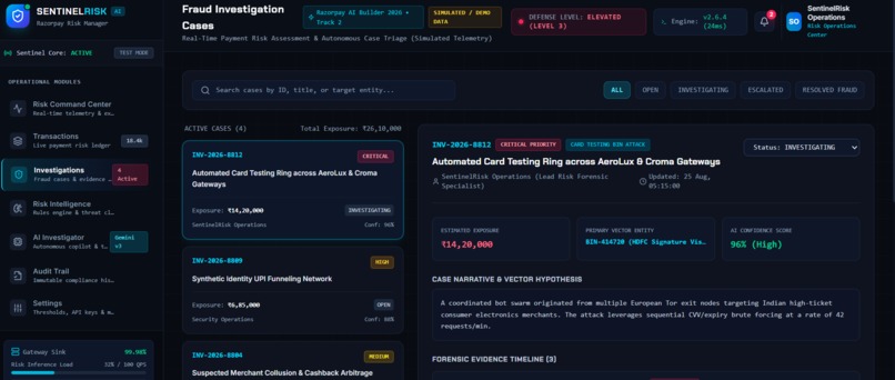 SentinelRisk AI – screenshot 4