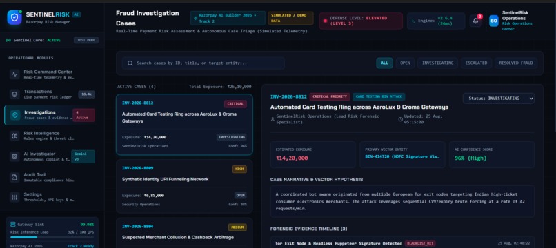 SentinelRisk AI – screenshot 5