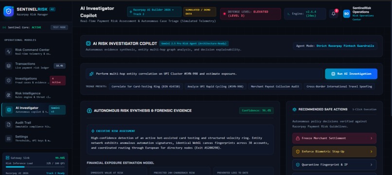 SentinelRisk AI – screenshot 7