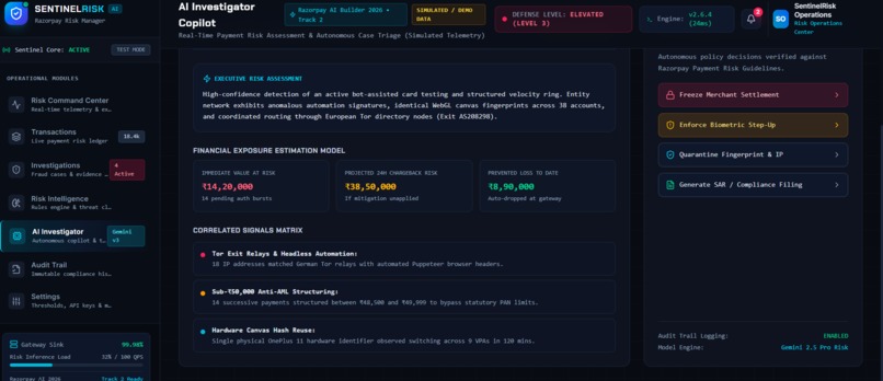 SentinelRisk AI – screenshot 9