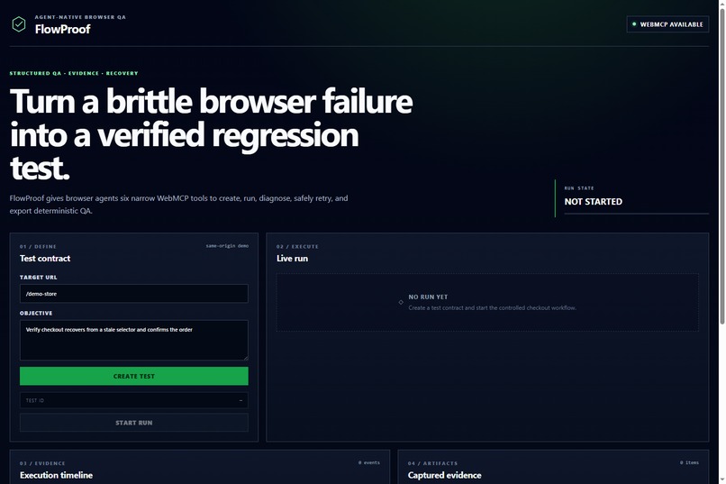 FlowProof – screenshot 1