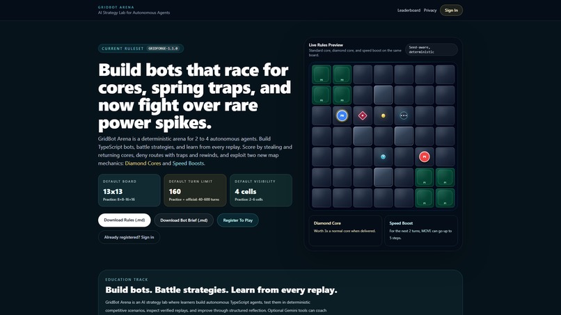 Grid Bot Arena – screenshot 1