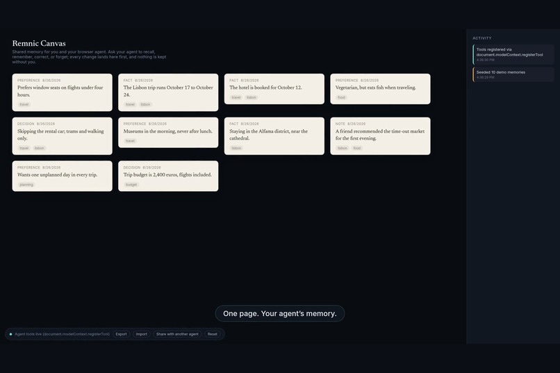 Remnic Canvas – screenshot 2