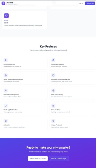 City Voice — Smart Civic Complaints – screenshot 5
