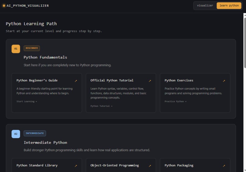 AI_python_visulaizer – screenshot 1