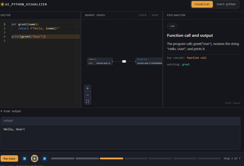AI_python_visulaizer – screenshot 2