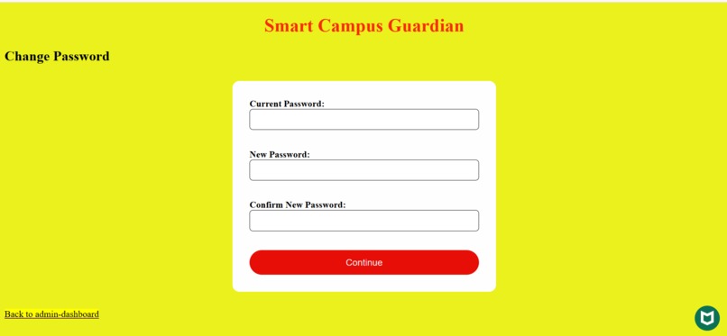 Smart Campus Guardian – screenshot 8
