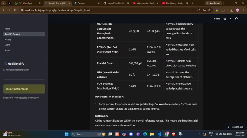 MediSimply - AI Medical Report Explainer – screenshot 11