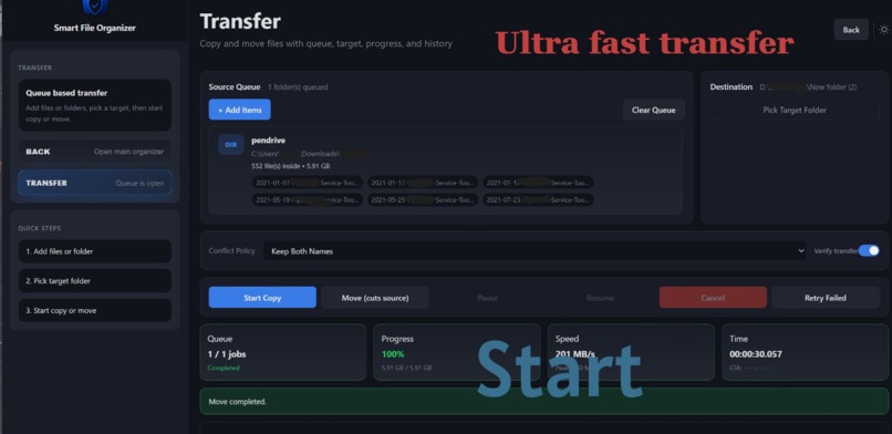 Smartfile organizer – screenshot 3