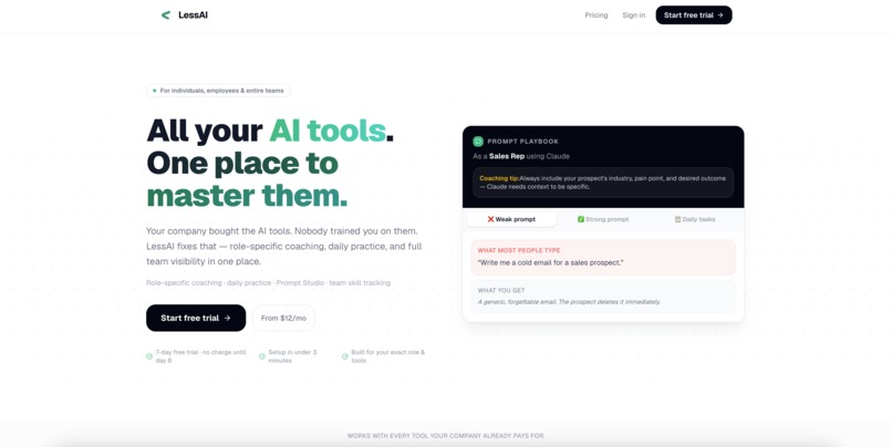 Lessai.io – screenshot 8