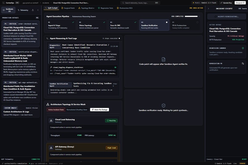 CortexOps:Autonomous Multimodal SRE & Cloud Incident Copilot – screenshot 4