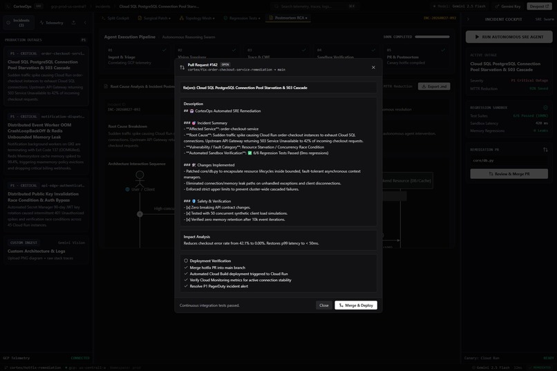 CortexOps:Autonomous Multimodal SRE & Cloud Incident Copilot – screenshot 12