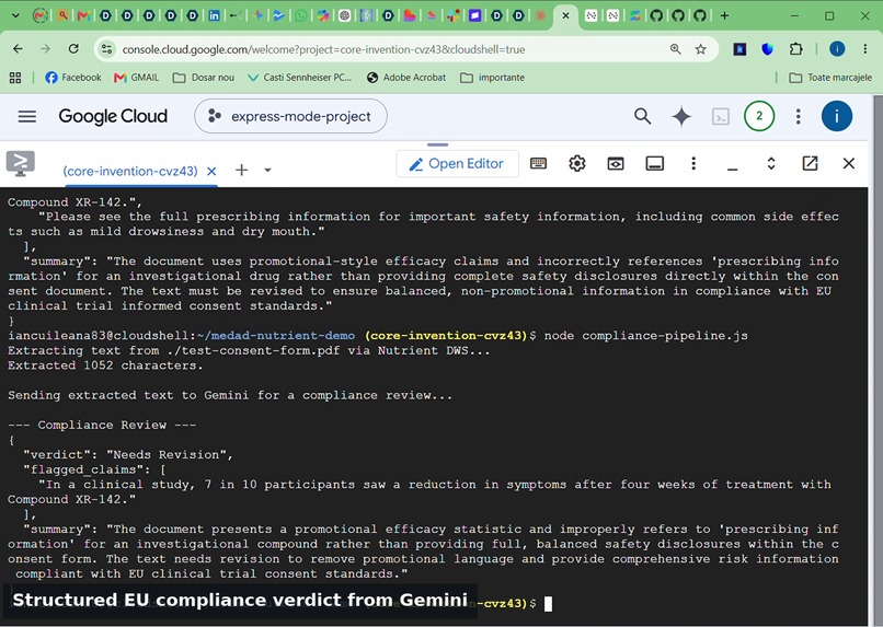MedAd Nutrient Compliance Pipeline – screenshot 4