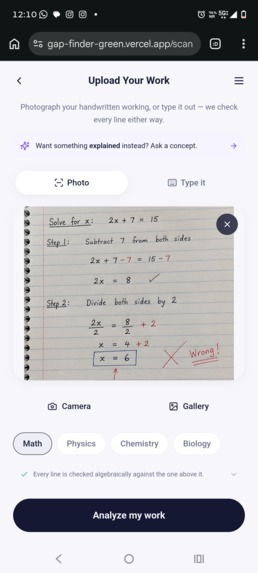 GapFinder – screenshot 3