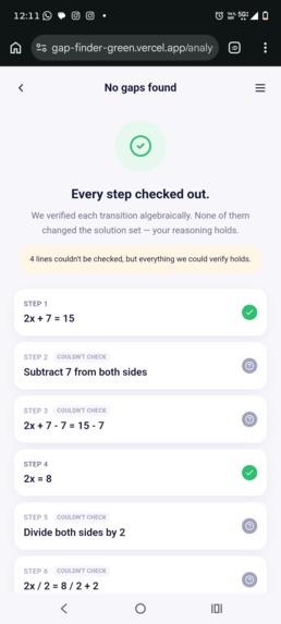 GapFinder – screenshot 4