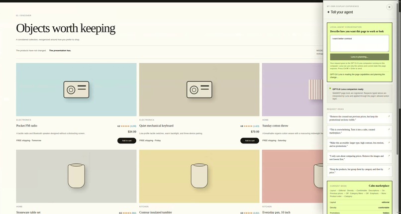 WebMCP-Challenge – screenshot 2
