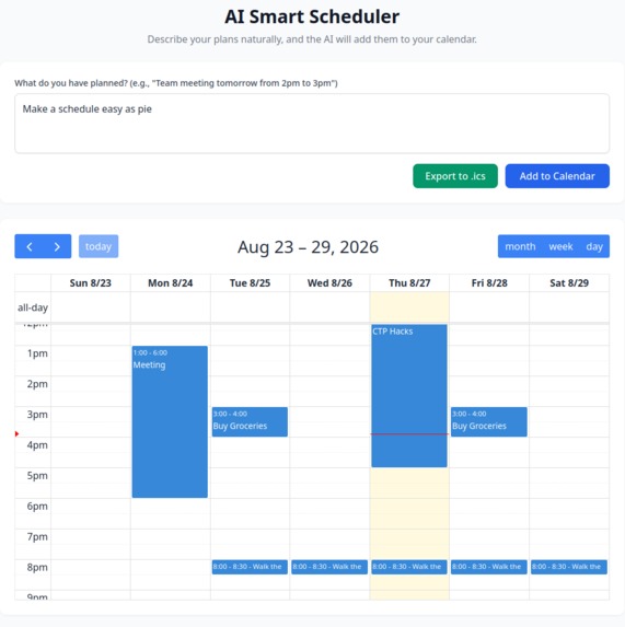  AI Smart Scheduler  – screenshot 1