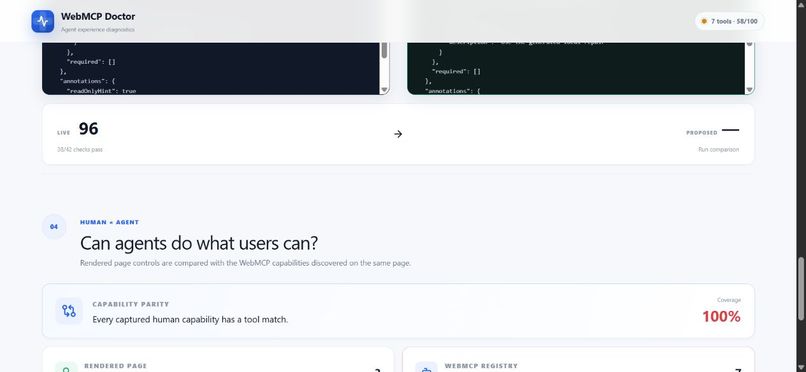 WebMCP Doctor – screenshot 3